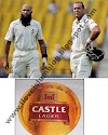 Hashim Amla does not wear a Castle logo on his cricket shirt