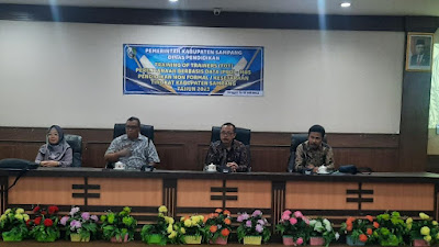 Disdik Sampang Gelar TOT, Perencanaan Berbasis Data Dan Managemen Berbasis Sekolah