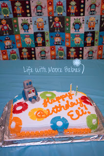 robot party cake