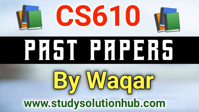 CS610 Midterm Past Papers Subjective by Waqar Siddhu