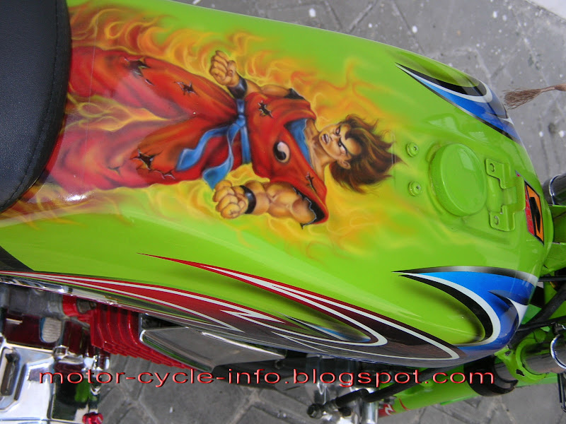 modifikasi motor rx king extreme airbrush title=