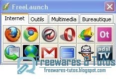FreeLaunch : un logiciel portable pratique pour lancer facilement ses fichiers et programmes préférés