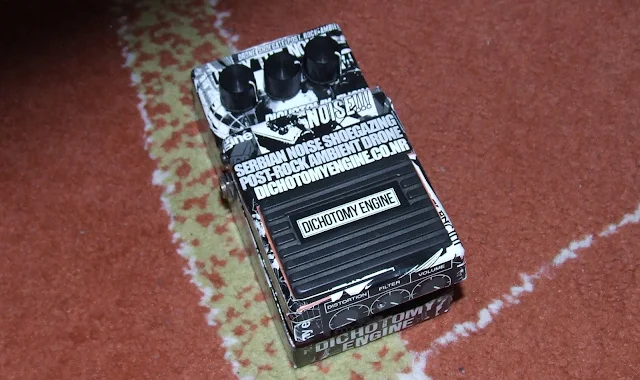 Guitar pedal distortion sticker bomb