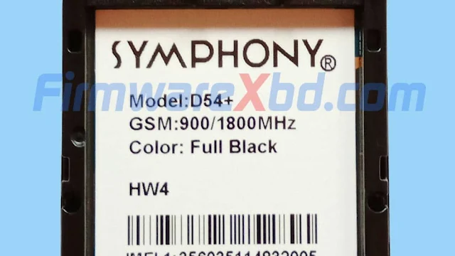 Symphony D54+ HW4 Flash File Download