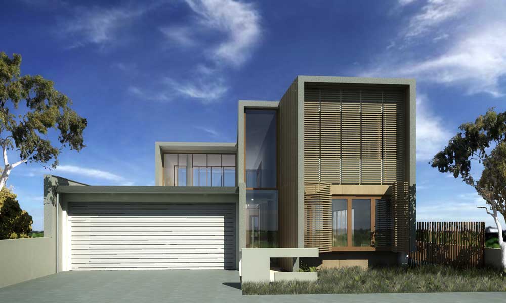 3D Modern House Plan Designs