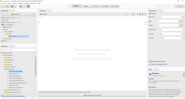 Rapidminer - IDE Basics and Layout