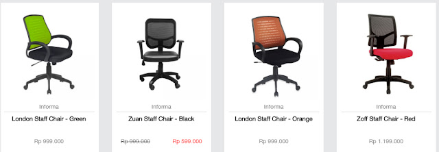 Katalog Harga Kursi Kantor Informa