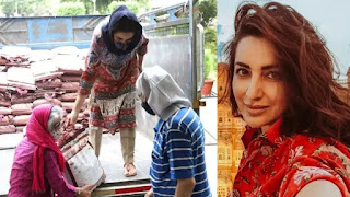 Tisca-chopra-and-her-parents-distributes-rice-to-the-needy-people-covid-19