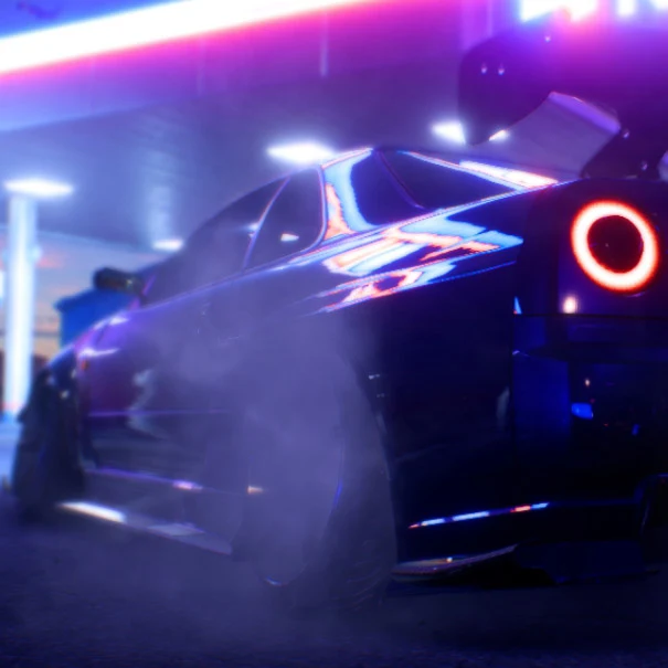 Retro R34 Skyline Wallpaper Engine