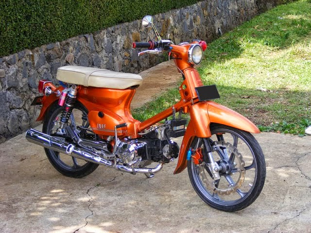 modifikasi motor honda c70