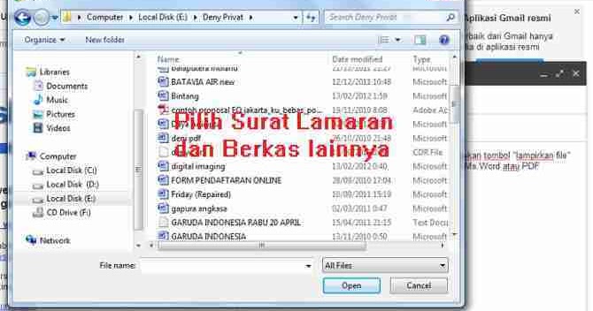 Contoh Cara Mengirim Surat Lamaran Kerja Via Email - Tips 