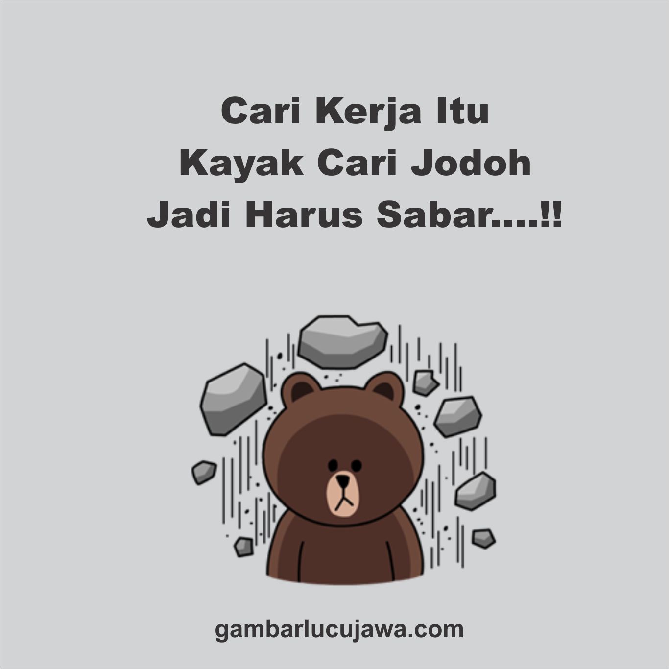 DP BBM Lagi Cari Kerja Gambar Lucu Jawa