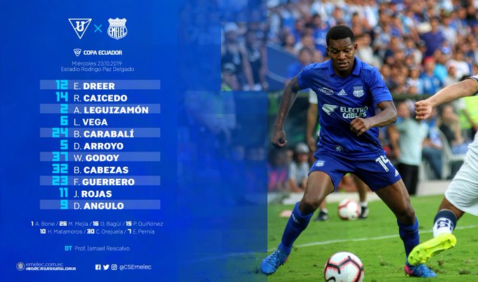 Plantel titular de EMELEC