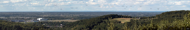Panorama na świętokrzyskie ze Stobiernej