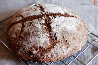 pan natural de espelta con masa madre