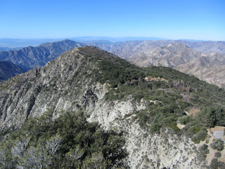 View west toward Mt. Deception from Mt. Disappointment