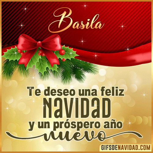 Feliz Navidad Basila Feliz Navidad Basila