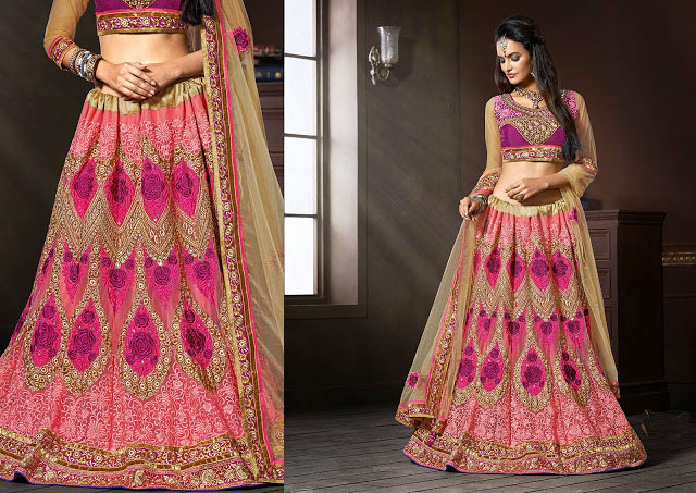 Hottest Stylish Bridal Wear Designer Wedding Dresses Lehenga Choli