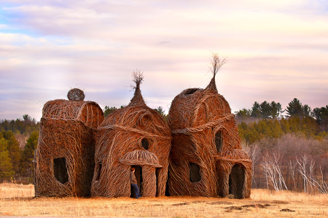 Green Pear Diaries, arte, escultura, Patrick Dougherty