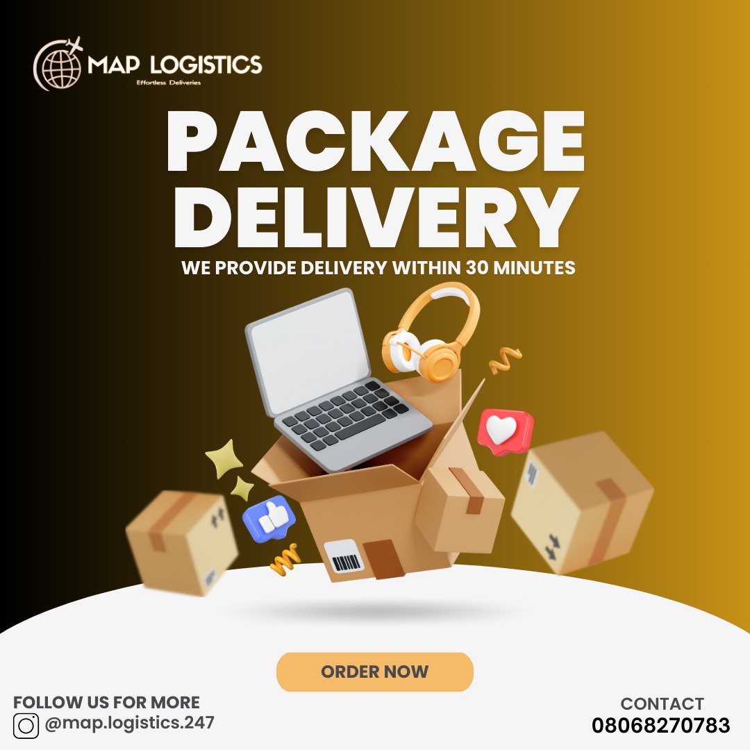 Introducing MAP LOGISTICS; For Goods delivery, Hotel booking, Flight booking and Tour guide