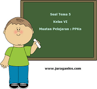 Berikut ini yakni pola latihan Soal Tematik Kelas  Soal Tematik Kelas 6 Tema 5 Kompetensi Dasar PPKn dan Kunci Jawaban