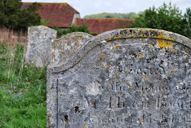 Grave stones, Falmer village