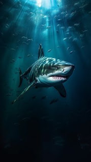 سحر وجمال صور سمك القرش