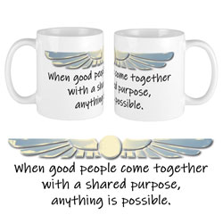 Angel Wings - good people Mugs