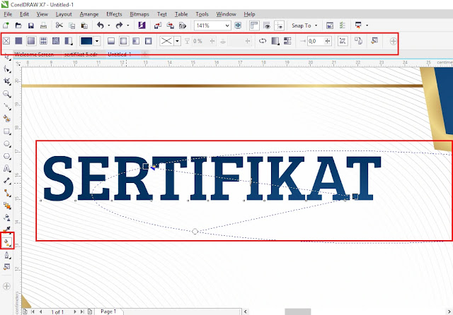 Ready To Print : Download Sertitikat CDR Coreldraw Elegant Emas