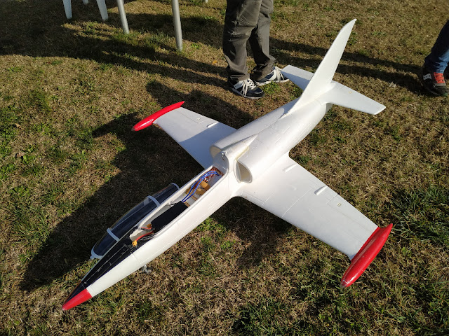 The RC L-39 Albatros model with Mad Trust 90 mm 12 blades 