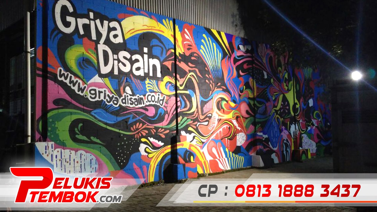 Gambar Grafiti 3d Hitam Putih Simple Dan Keren Jasa Mural