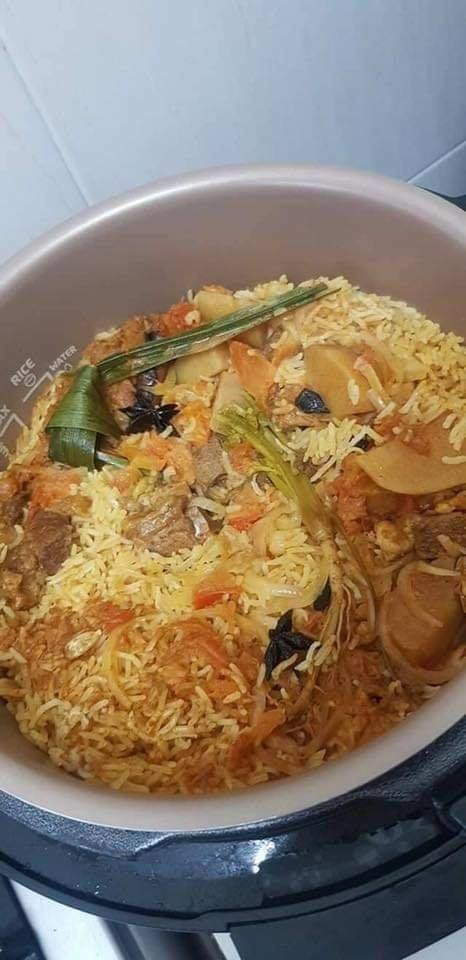 Resepi Nasi Kari Kambing Tin ADABI,Enak Juga Rupanya 