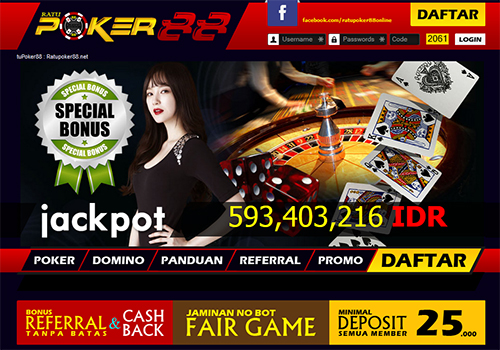 JUDI TEXAS HOLDEM POKER ONLINE ASLI TERPERCAYA DAN TERBESAR INDONESIA - RATUPOKER88