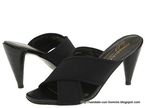 Sandale cuir homme:homme-676366