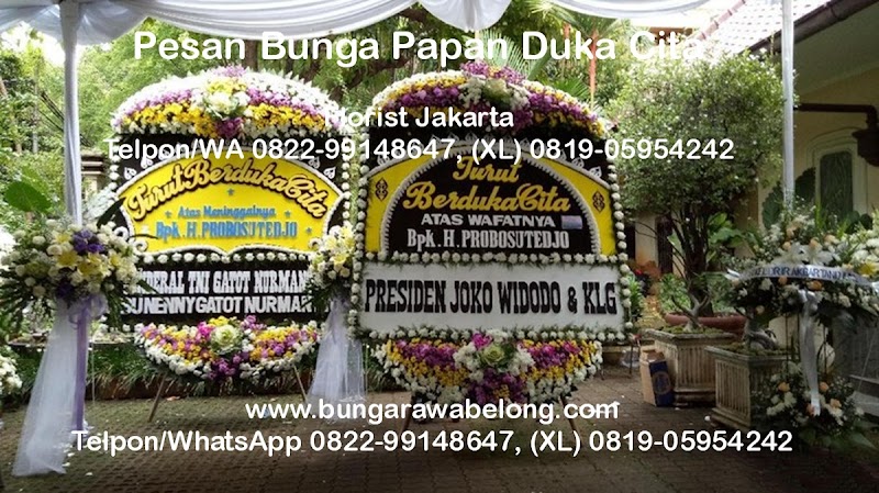 Pesan Bunga Duka Cita Untuk Orang Meninggal Dunia di Cempaka Putih, Jakarta Pusat