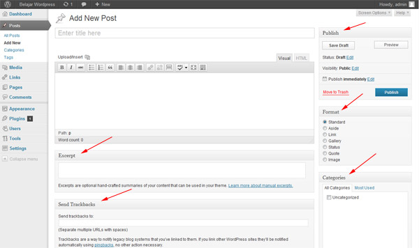 post editor wordpress