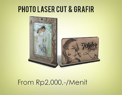 Photo Laser Cut dan Grafir Hadiah yang Sangat Berkesan 