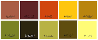 free warm color palette chart crafting download clipart