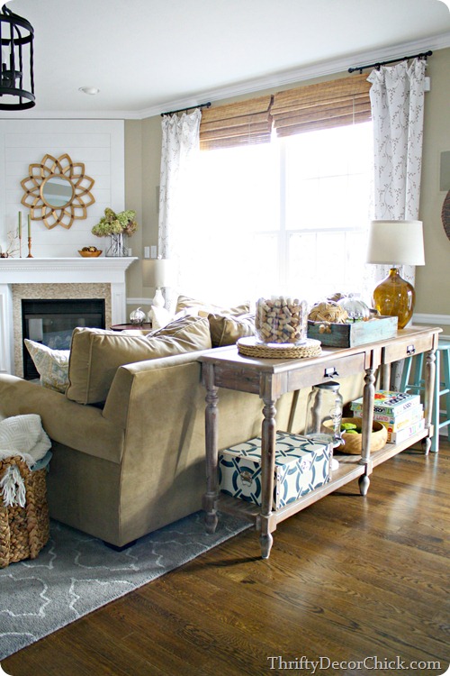 Long sofa table