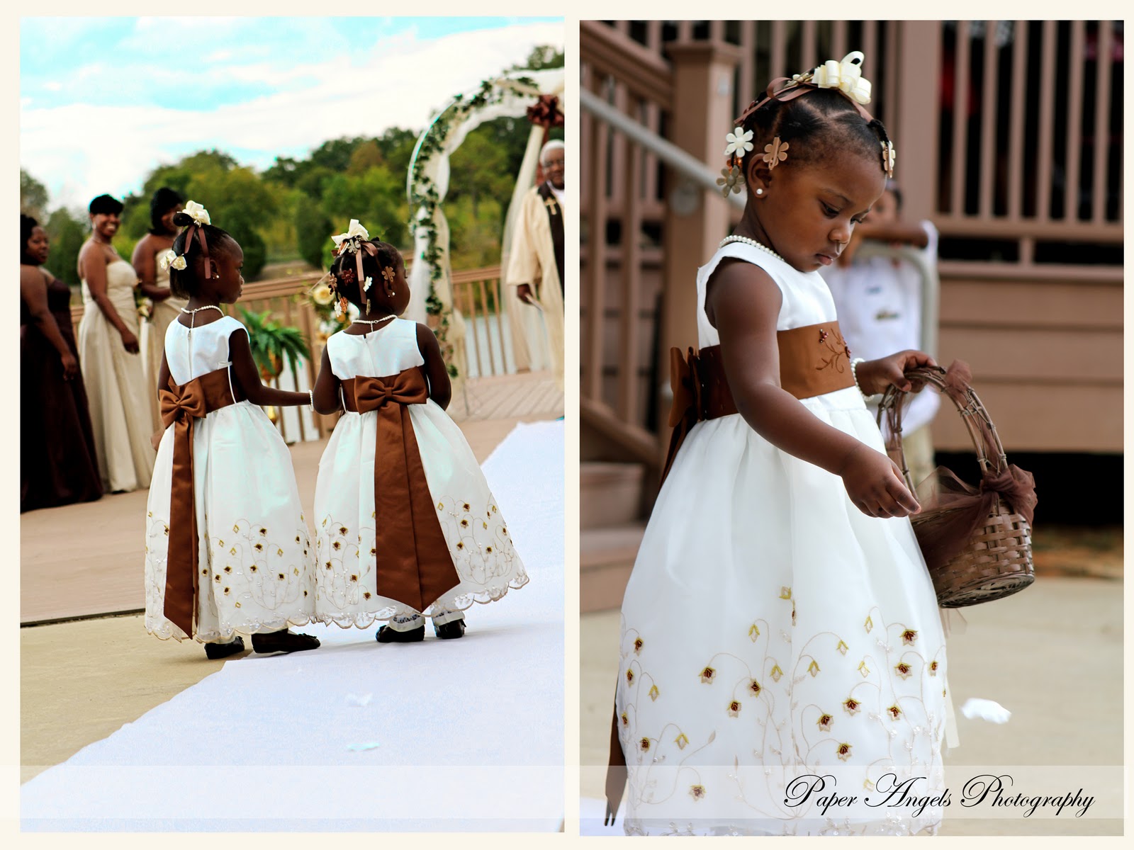 sneak peak into a beautiful wedding on a pier by the water. It was ...