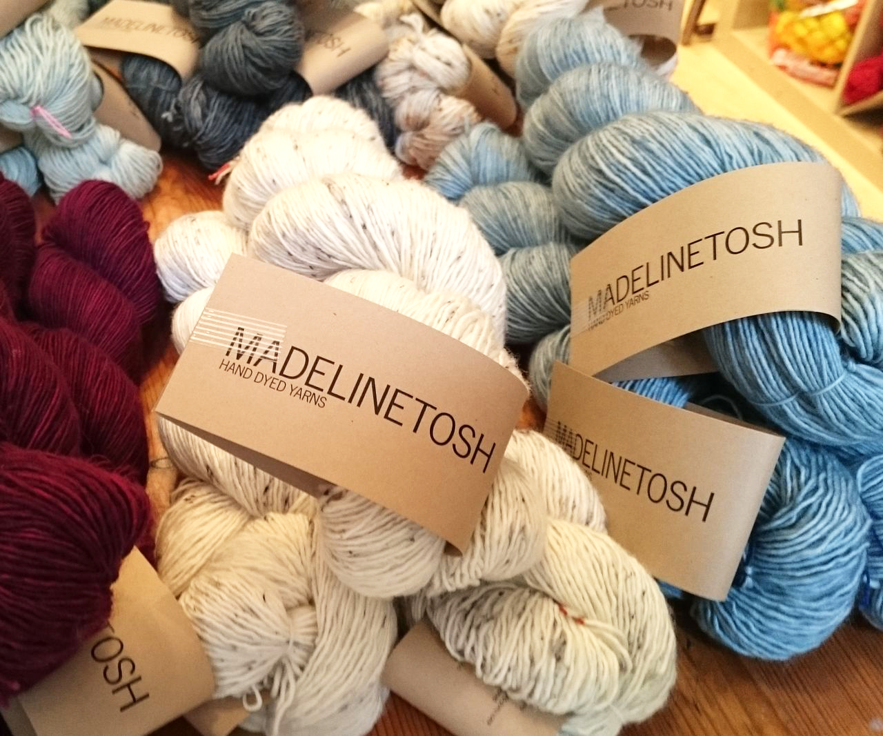 Madelinetosh hadndyed yarn