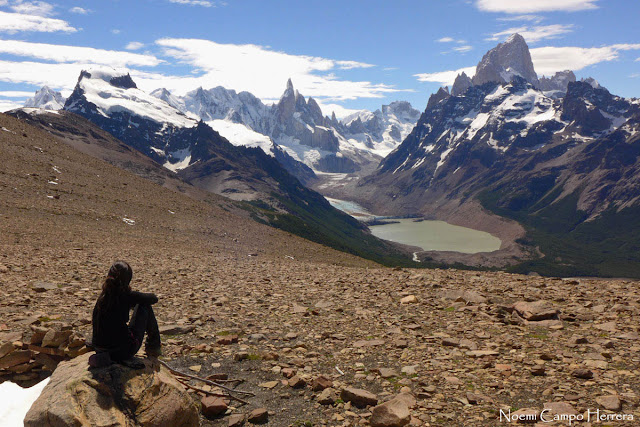 La vista de Fitz Roy desde el Chalten