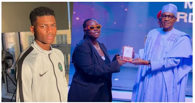 DSS DG’s Son Slams Teni For Not Bowing To President Buhari While Receiving Her Mon Award