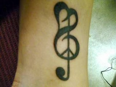 music tattoos on back. i love music tattoos. images