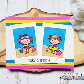 Sunny Studio Stamps: Beach Babies Customer Card Share by Waleska Galindo