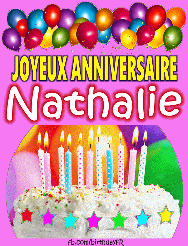 Joyeux Anniversaire Nathalie Images Gif