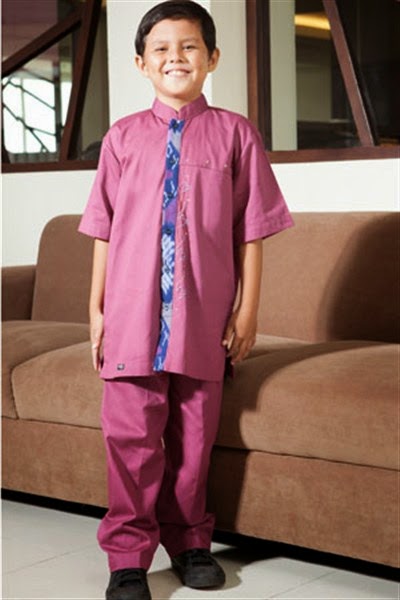 baju koko anak lengan pendek