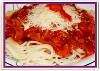 Špagety se šunkovou omáčkou a sýrem - Recepty a vaření
