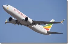 Un aereo della compagnia Ethiopian Airlines