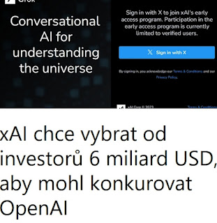xAI chce vybrat od investorů 6 miliard USD, aby mohl konkurovat OpenAI - AzaNoviny